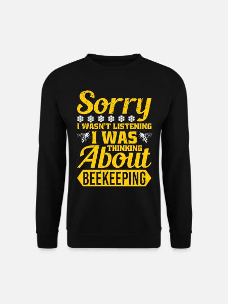 Désolé, j’ai écouté, je - Sweat-shirt Unisexe - noir