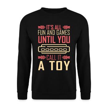 Harmonica harmonica player - Unisex Sweatshirt - black - Front - Alina (178cm) & Michal (187cm)