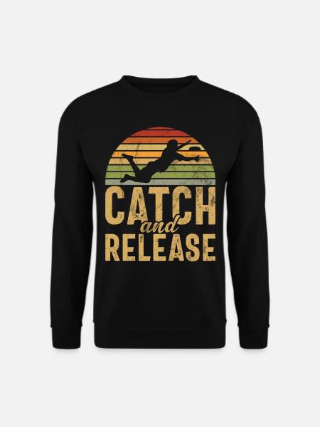 Funny Disc Golf & Ultimate Frisbee Player - Unisex Sweatshirt - black