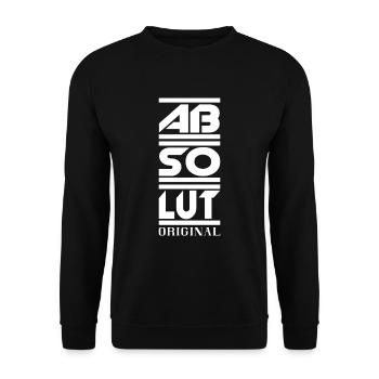 Cadeau de lettrage absolument original - Sweat-shirt Unisexe - noir - Devant - Alina (178cm) & Michal (187cm)