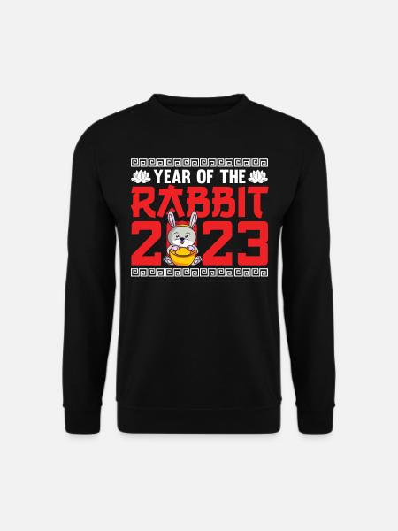 Année du Lapin 2023 - Sweat-shirt Unisexe - noir