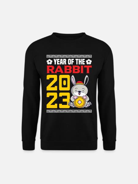 Année du Lapin 2023 - Sweat-shirt Unisexe - noir