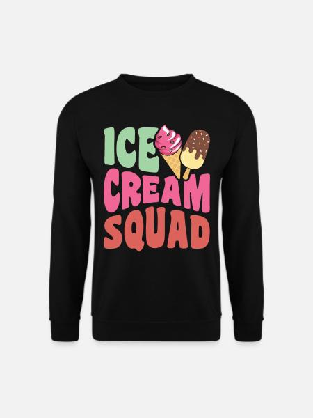 Eiscreme-truppe - Unisex Pullover - Schwarz