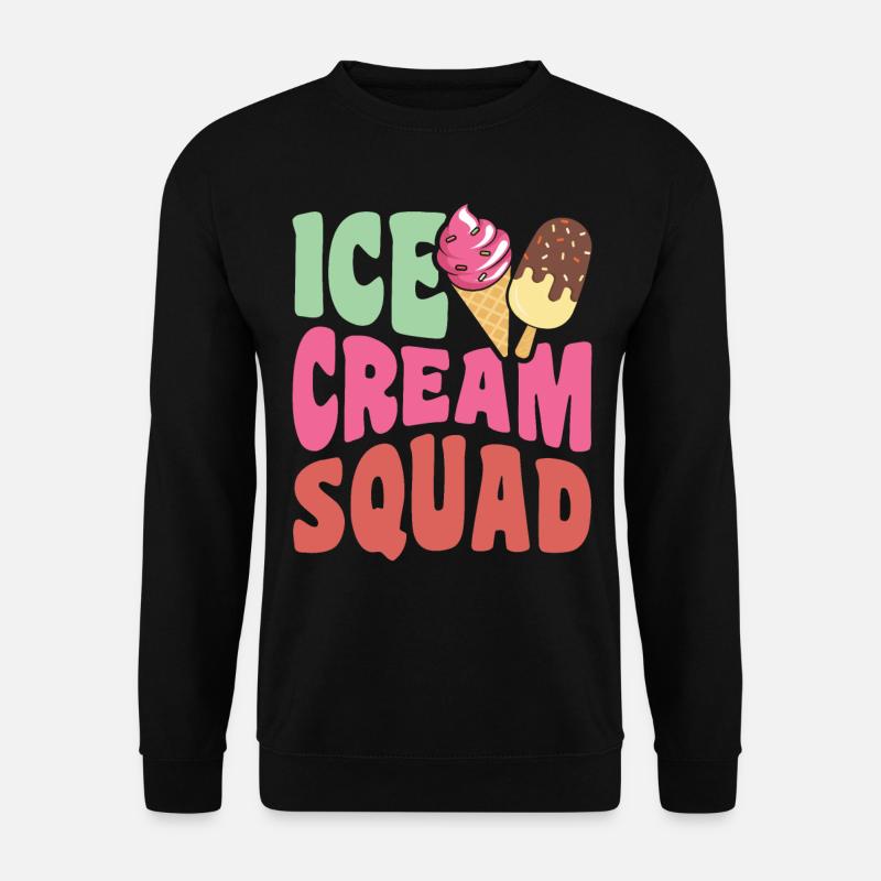 Eiscreme-truppe - Unisex Pullover - Schwarz