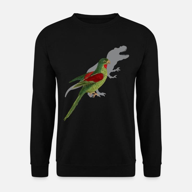Perruche Drôle de dicton - Sweat-shirt Unisexe - noir