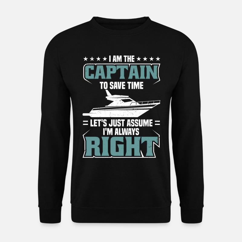 Je suis le capitaine - Sweat-shirt Unisexe - noir