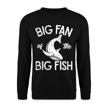 Killerwal Schwertwal Wale beobachten Orca Wal - Unisex Pullover - Schwarz - Vorne - Alina (178cm) & Michal (187cm)