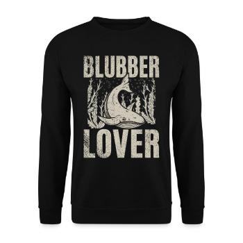 Killerwal Schwertwal Wale beobachten Orca Wal - Unisex Pullover - Schwarz - Vorne - Alina (178cm) & Michal (187cm)