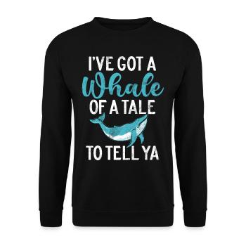 Killer Whale Killer Whale Watch Orca Whale - Unisex Sweatshirt - black - Front - Alina (178cm) & Michal (187cm)