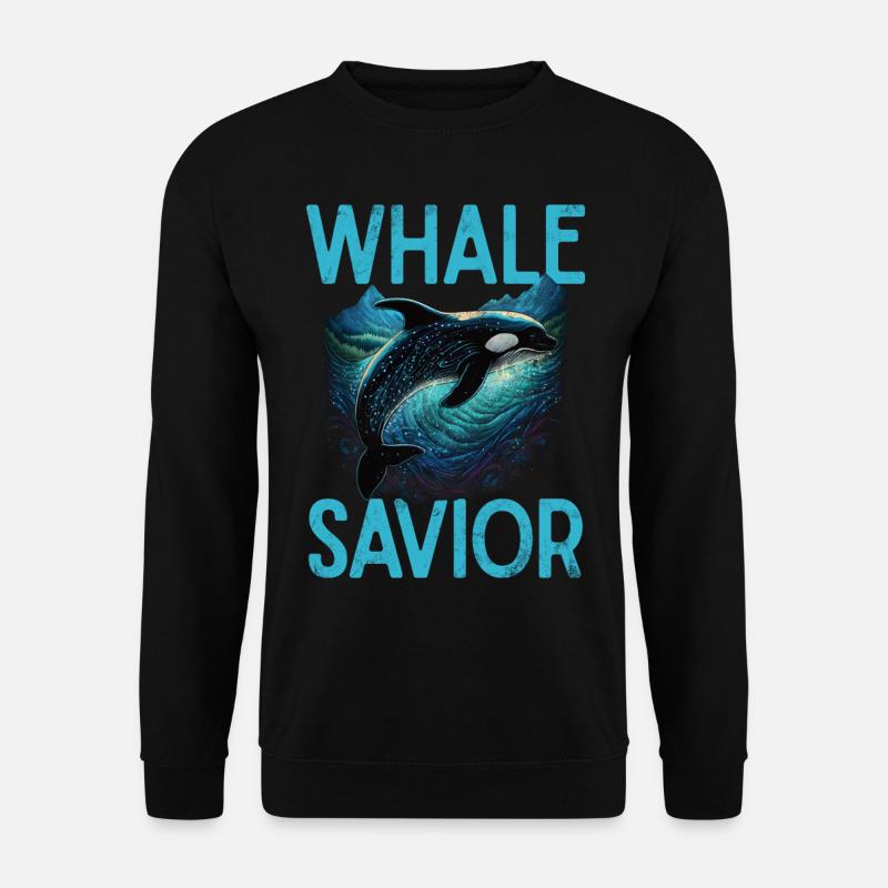 Killer whale killer whale watching Orca whale watching - Unisex Sweatshirt - black