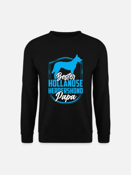 Bester Hollandse Herdershond Papa - Unisex Pullover - Schwarz