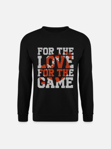 American Football Spruch Text Fan Geschenk - Unisex Pullover - Schwarz