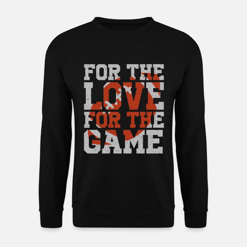 American Football Spruch Text Fan Geschenk - Unisex Pullover - Schwarz