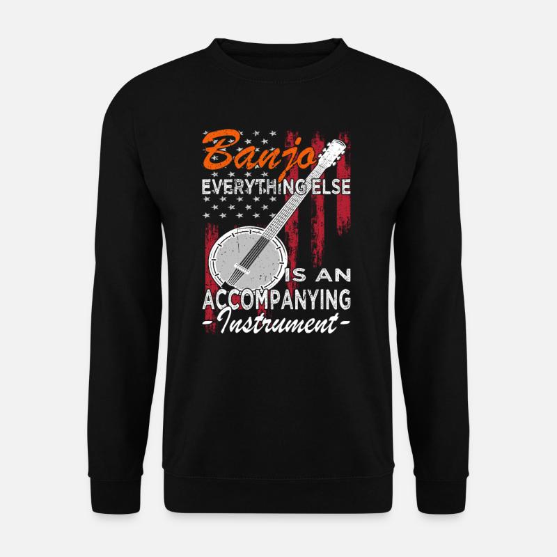 Banjo Guitar - Banjo Player - Unisex Sweatshirt - black