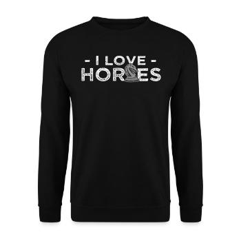 Chess - Chess player - Unisex Sweatshirt - black - Front - Alina (178cm) & Michal (187cm)