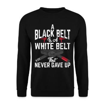 Jiu Jitsu Arts Martiaux Kung Fu & Karaté Jiu Jitsu - Sweat-shirt Unisexe - noir - Devant - Alina (178cm) & Michal (187cm)
