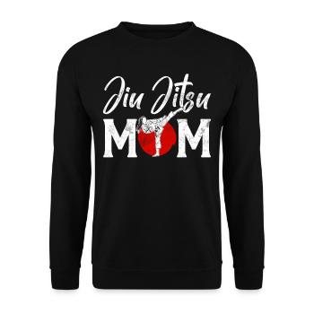 Jiu Jitsu Martial Arts Kung Fu & Karate Jiu Jitsu - Unisex Sweatshirt - black - Front - Alina (178cm) & Michal (187cm)