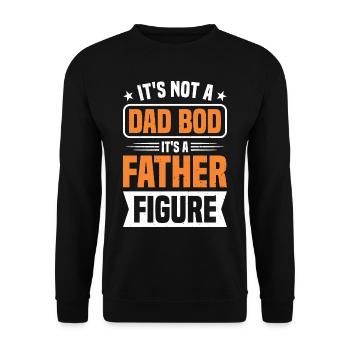 Papa 2023 - Sweat-shirt Unisexe - noir - Devant - Alina (178cm) & Michal (187cm)