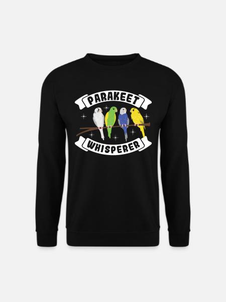 Parakeet Whisperer - Unisex Sweatshirt - black