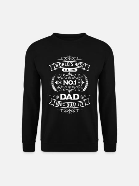 Der Beste Vater Der Welt - Unisex Pullover - Schwarz