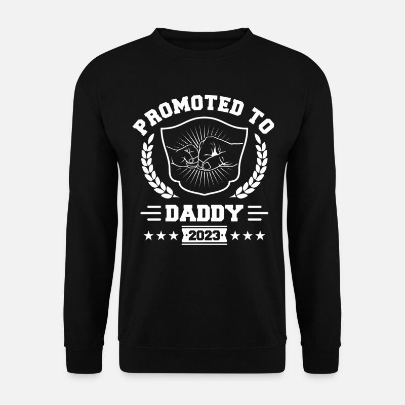 Promotion to Papa 2023 - Unisex Sweatshirt - black