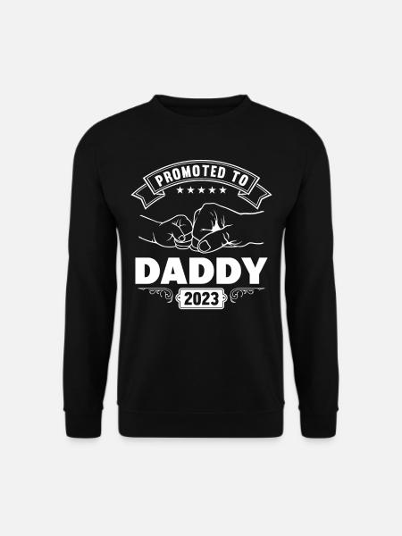 Promotion to Papa 2023 - Unisex Sweatshirt - black