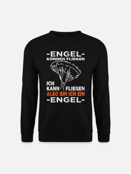 Paraglider - Skydiver & Fallschirmspringer - Unisex Pullover - Schwarz