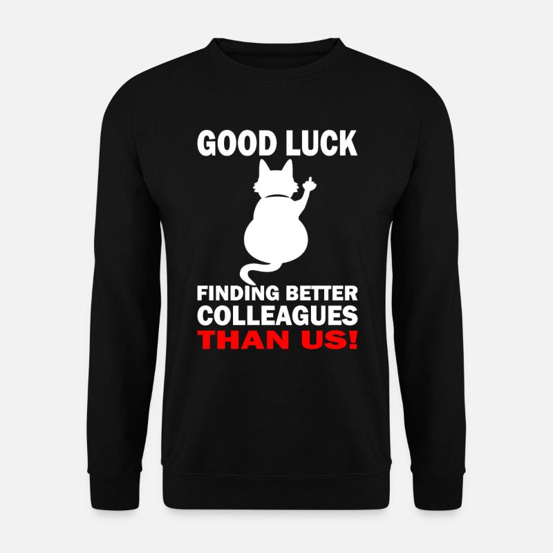 Good Luck | Abschiedsgeschenk - Jobwechsel - Unisex Pullover - Schwarz