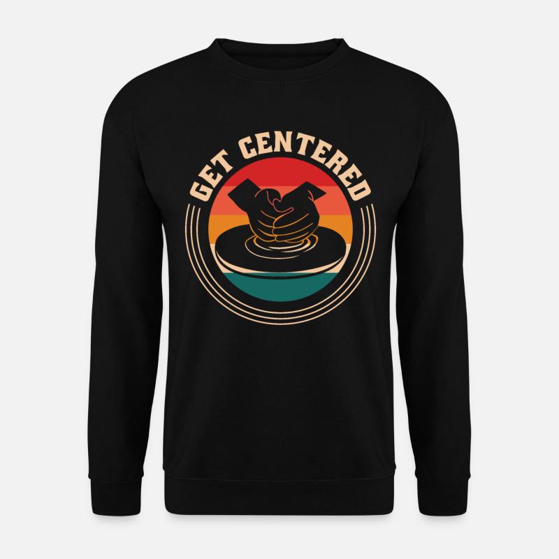 Se centrer - Sweat-shirt Unisexe - noir
