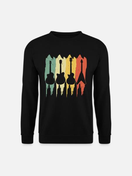 Conception de guitare musicale - Sweat-shirt Unisexe - noir
