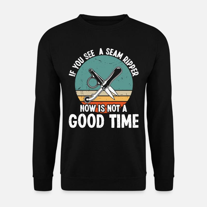 Quilting Design - Unisex Sweatshirt - black