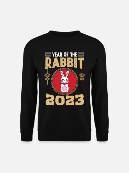 Year of the Rabbit 2023 - Unisex Pullover - Schwarz
