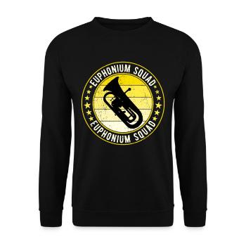Euphonium Eufonium Euphonist - Unisex Sweatshirt - black - Front - Alina (178cm) & Michal (187cm)