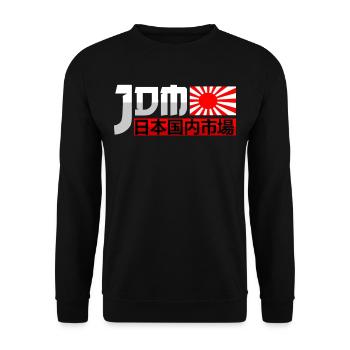 JDM Motorsport Auto Tuning Automobile - Sweat-shirt Unisexe - noir - Devant - Alina (178cm) & Michal (187cm)