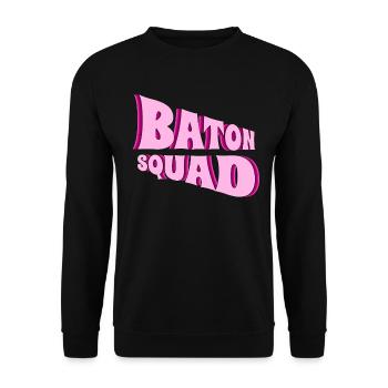 Baton Twirling Rod Turning Baton Twirling Squad - Sweat-shirt Unisexe - noir - Devant - Alina (178cm) & Michal (187cm)