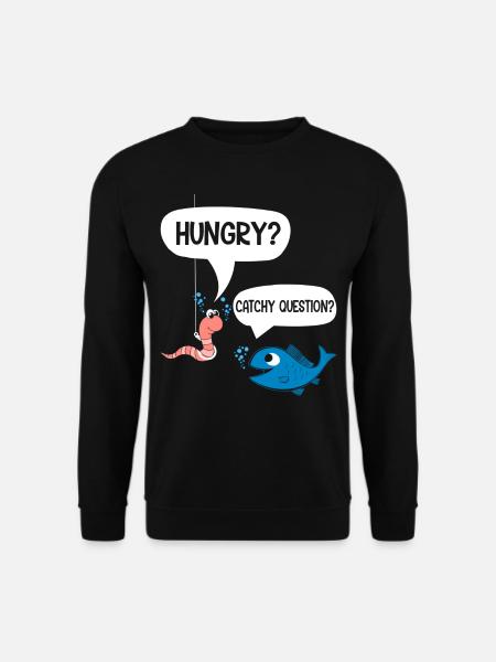 Funny Saying Angler Sayings Funny Funny Fishing - Unisex Sweatshirt - black