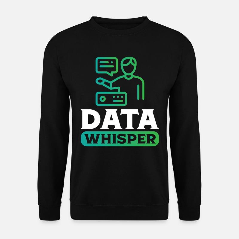 Data Whisper - Unisex Pullover - Schwarz