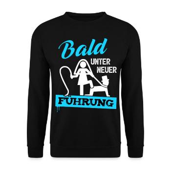 JGA Bräutigam T-Shirt Junggesellenabschied Männer - Unisex Pullover - Schwarz - Vorne - Alina (178cm) & Michal (187cm)