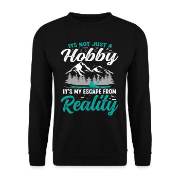 Pas seulement un passe-temps Kayak Hommes Femmes - Sweat-shirt Unisexe - noir - Devant - Alina (178cm) & Michal (187cm)