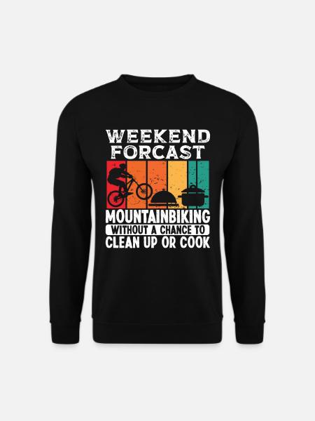 Weekend Forecast Mountainbiking for Men - Unisex Pullover - Schwarz