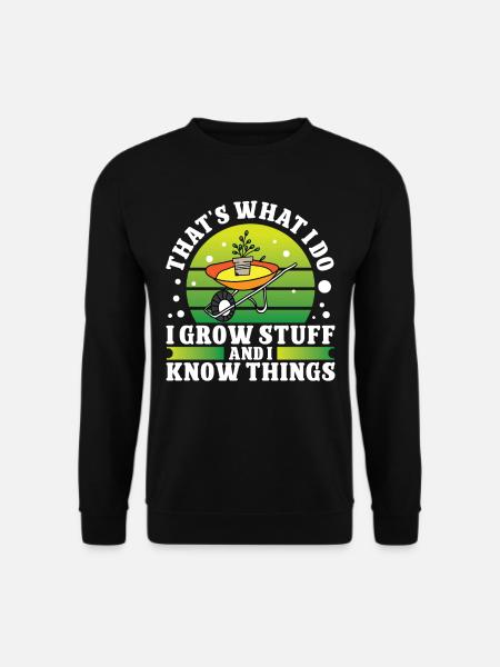 Garden Men Women - Unisex Pullover - Schwarz