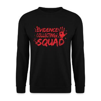 Forensics Forensic Scientist Forensic Science - Unisex Sweatshirt - black - Front - Alina (178cm) & Michal (187cm)