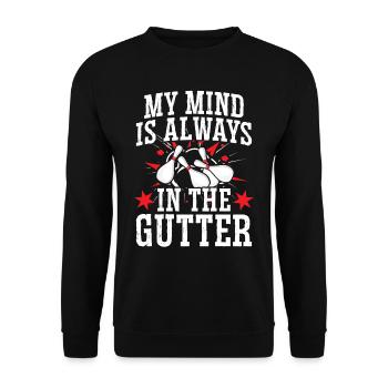 L’ est toujours dans le - Sweat-shirt Unisexe - noir - Devant - Alina (178cm) & Michal (187cm)