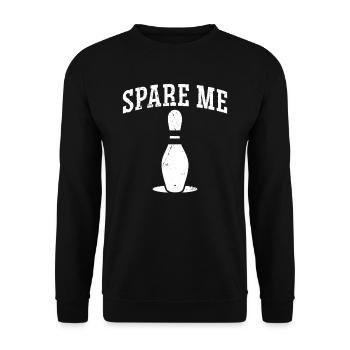 Save me - Unisex Sweatshirt - black - Front - Alina (178cm) & Michal (187cm)