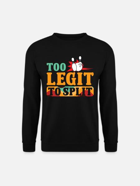 Perfect Bowling player Design - Unisex Sweatshirt - black