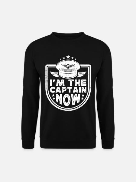 I'm the Captain now - Unisex Sweatshirt - black
