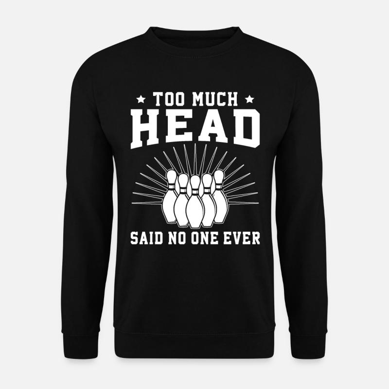 Bowling Balls Design - Unisex Sweatshirt - black