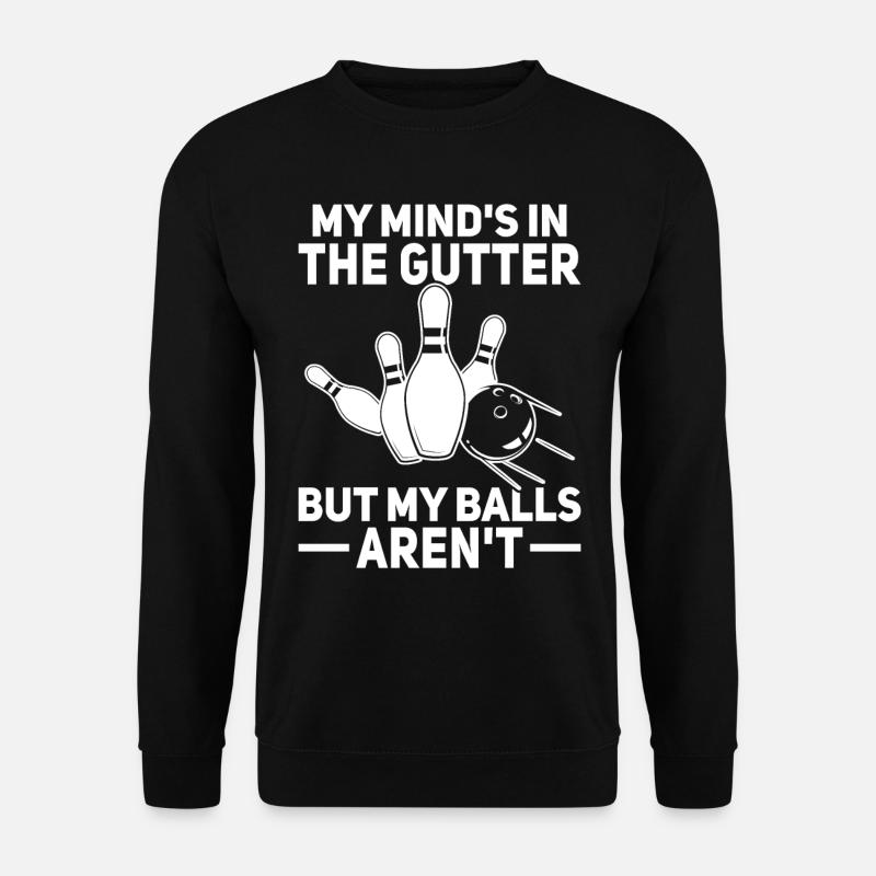 Bowling Balls Design - Unisex Sweatshirt - black