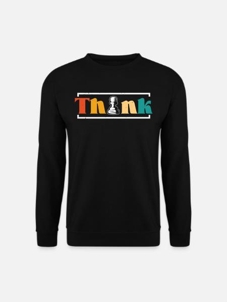 Think Chess Design - Unisex Sweatshirt - black