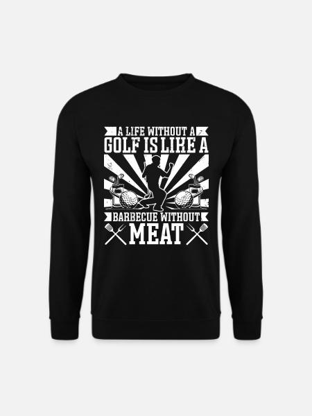 Perfect Golfing Design - Unisex Sweatshirt - black